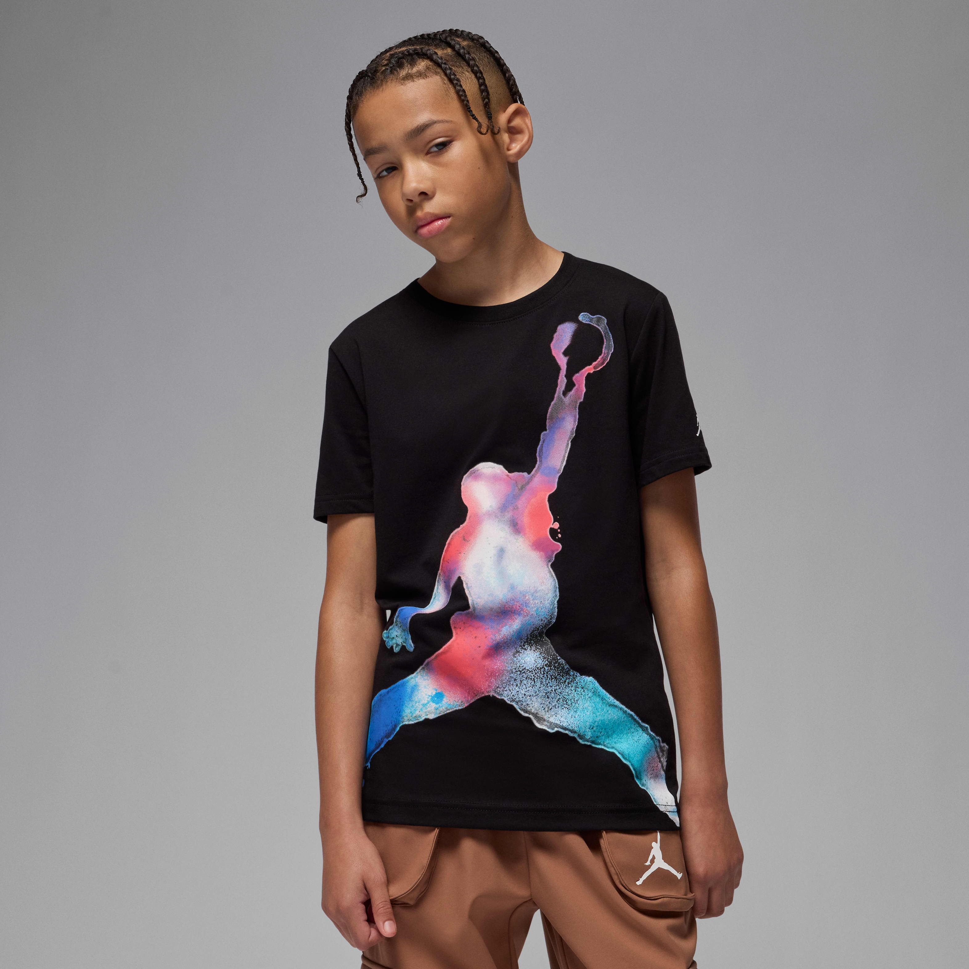 Nike Jordan Older Kids' Shattered Glass Jumpman T-Shirt